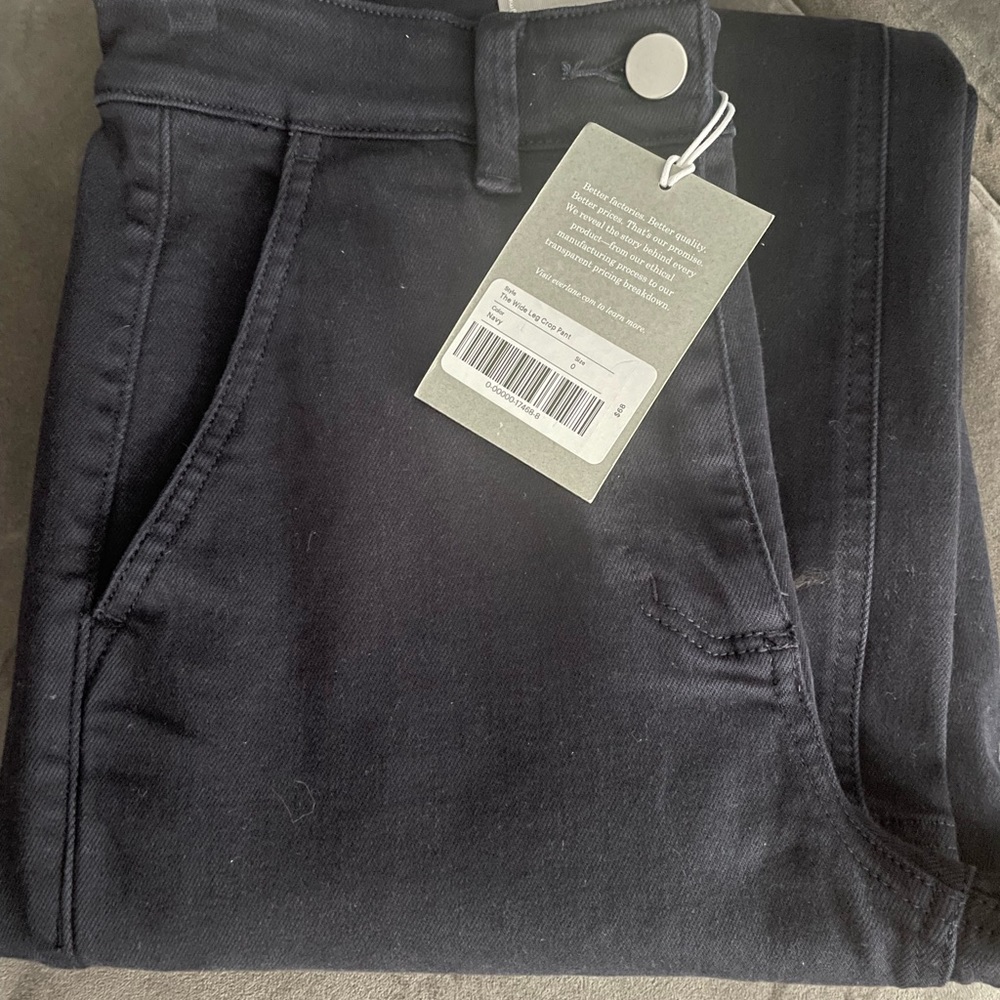 Everlane the wide leg crop pants
